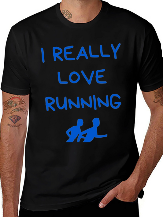 I Love Running T-Shirt - Runner Gift