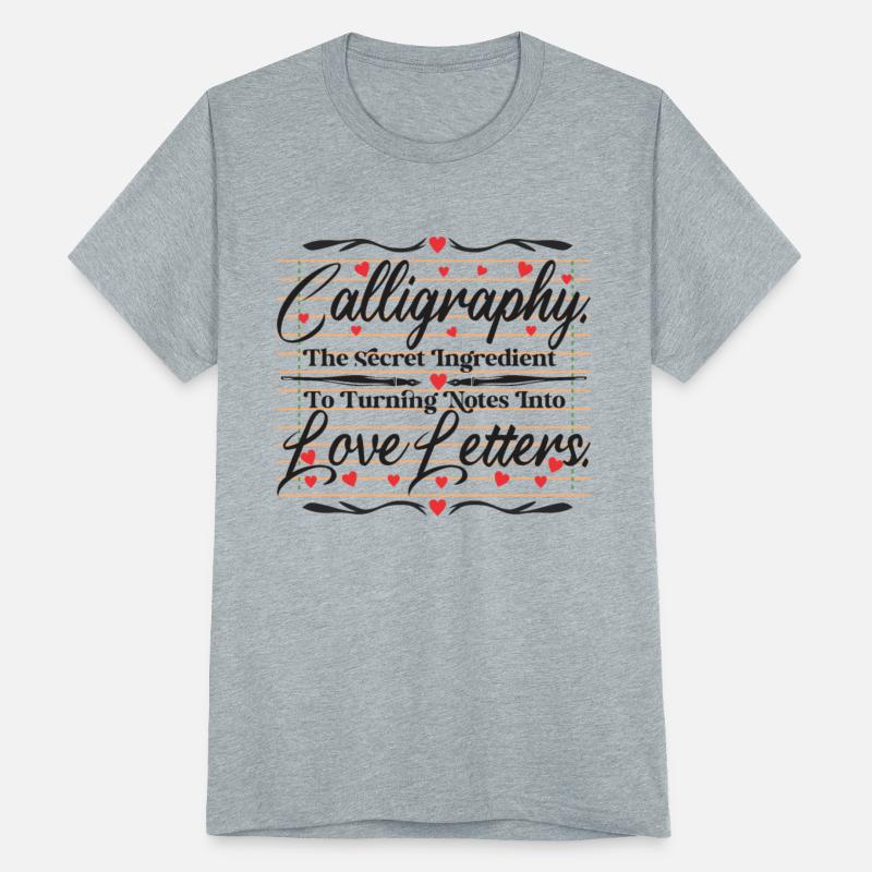 Calligraphy turn notes into love letters