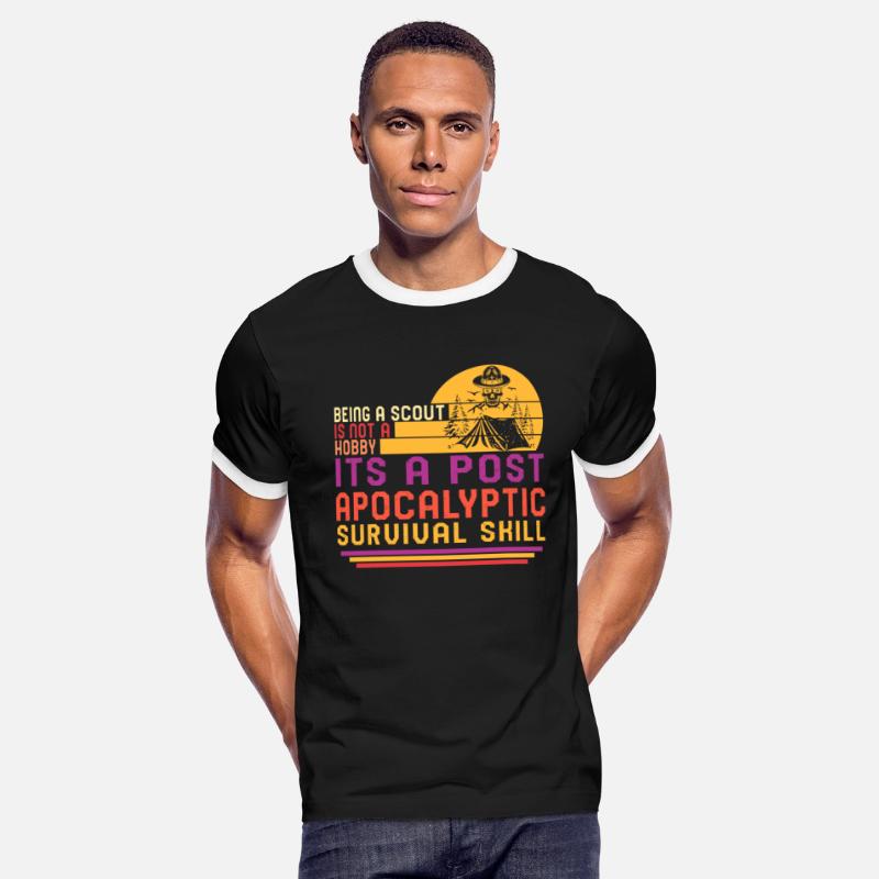 Camping Shirt, Being A Scout Is Not A Hobby Skull