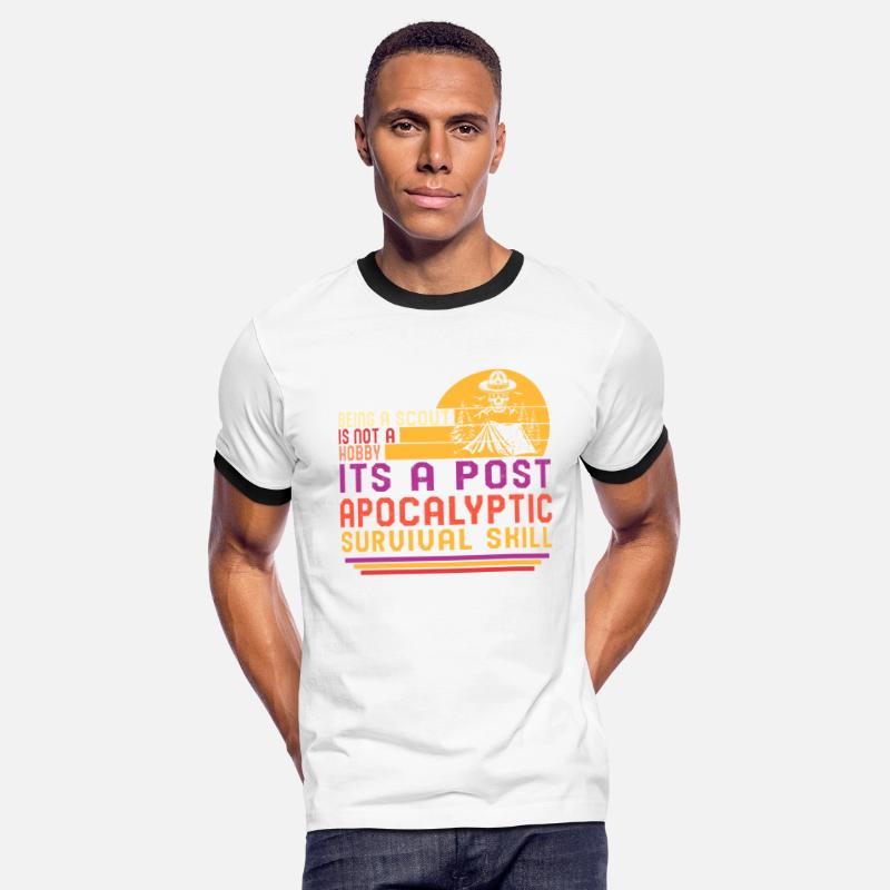 Camping Shirt, Being A Scout Is Not A Hobby Skull