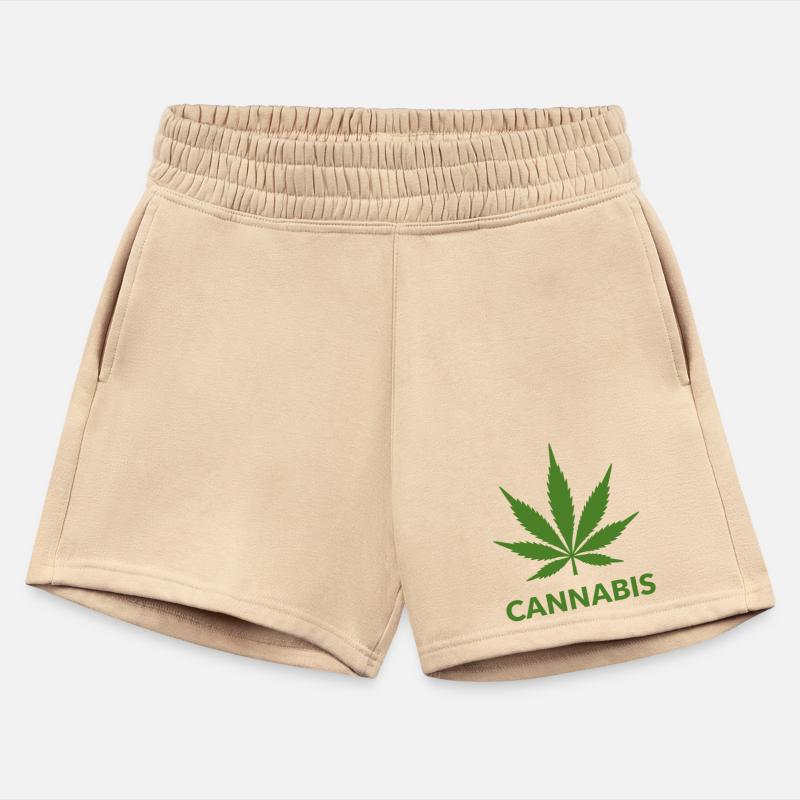 Cannabis Hemp Leaf Statement Green Look