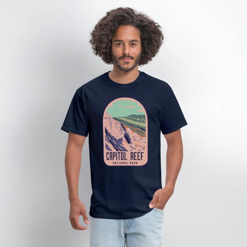 capitol reef national park retro design