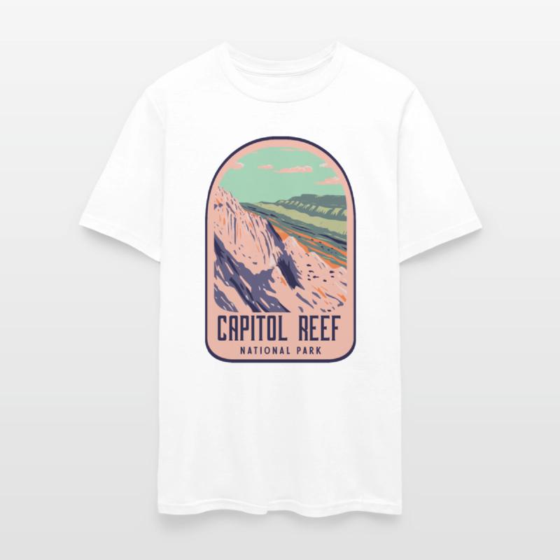 capitol reef national park retro design