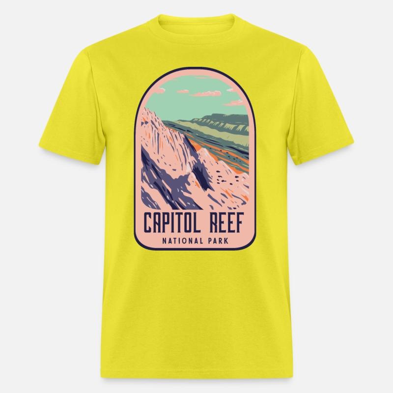 capitol reef national park retro design