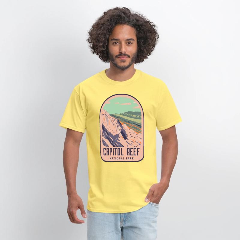 capitol reef national park retro design