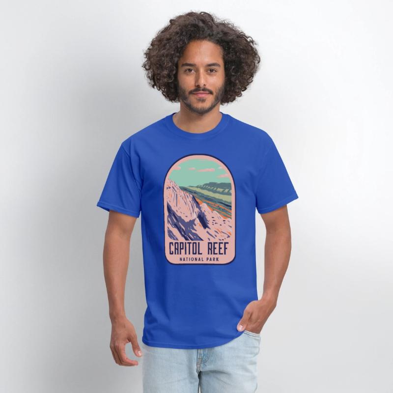 capitol reef national park retro design