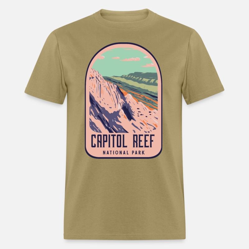 capitol reef national park retro design