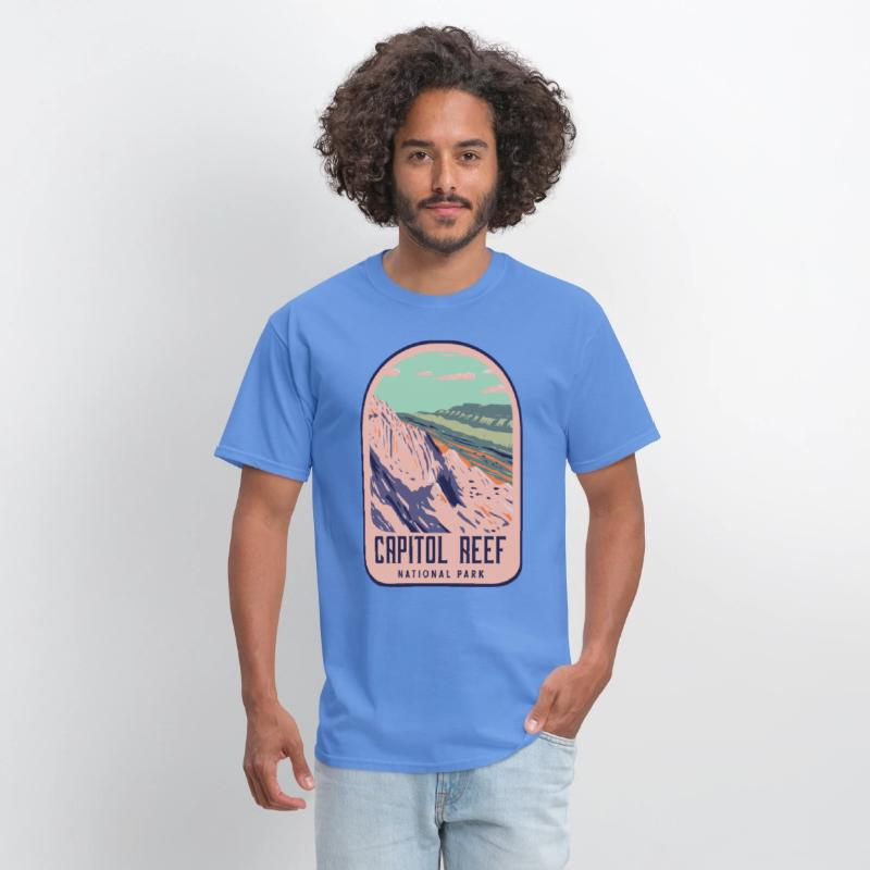 capitol reef national park retro design