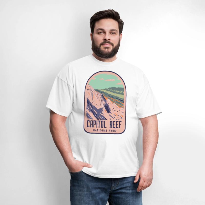 capitol reef national park retro design