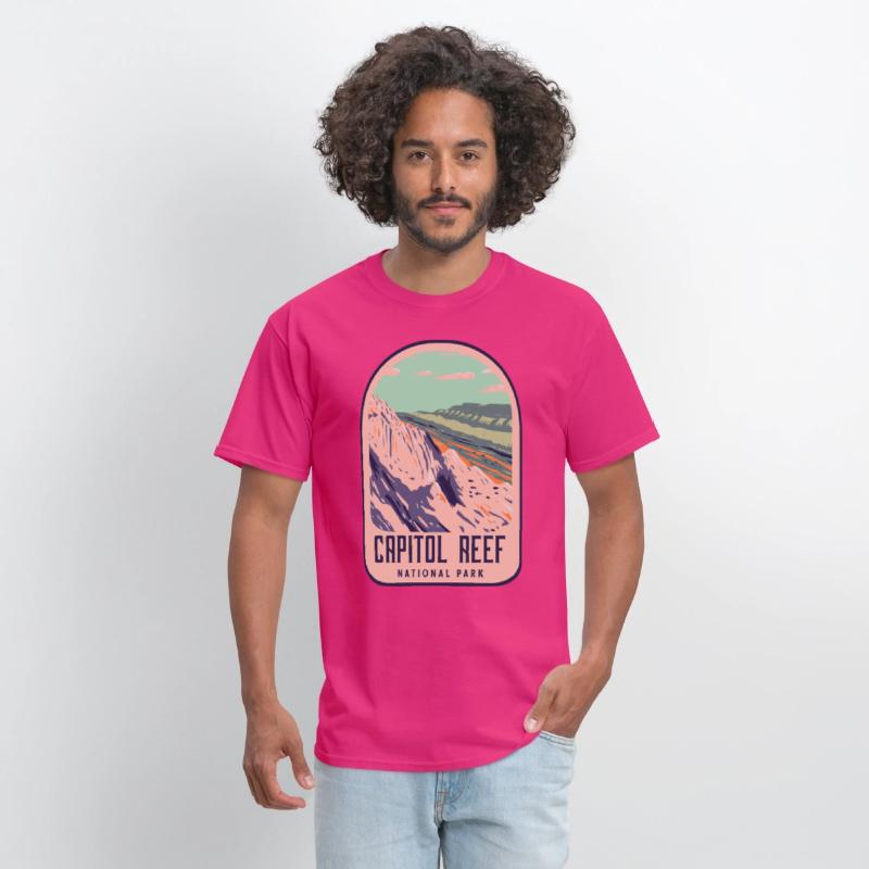 capitol reef national park retro design
