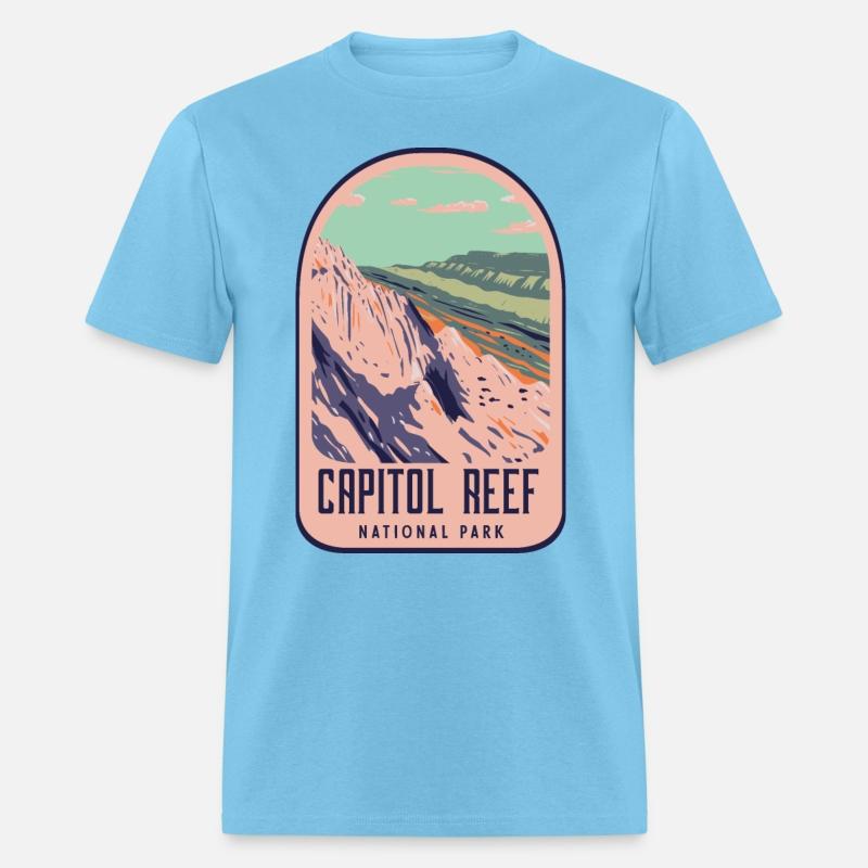 capitol reef national park retro design