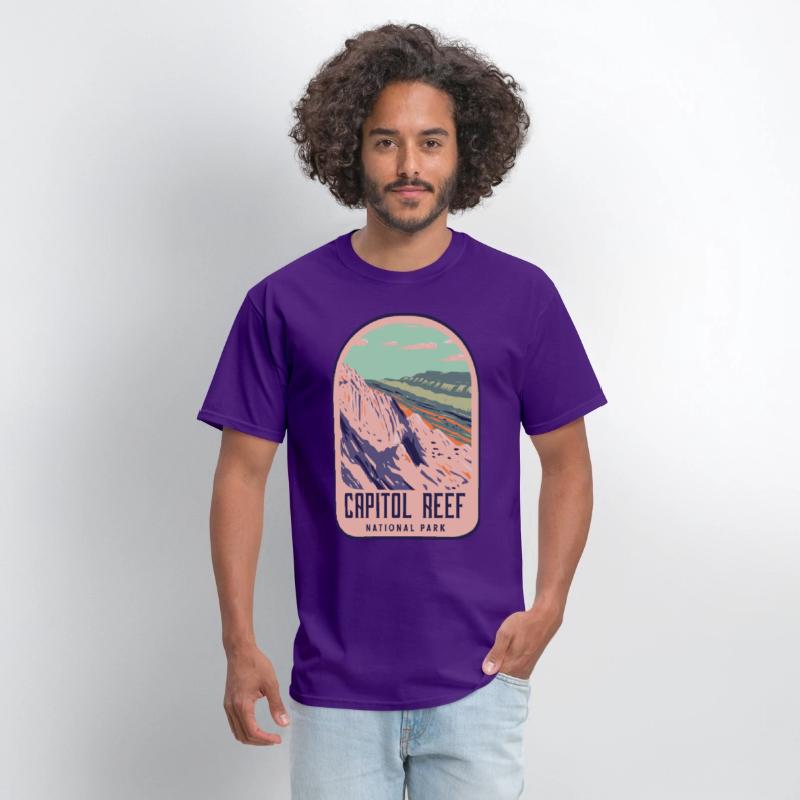 capitol reef national park retro design
