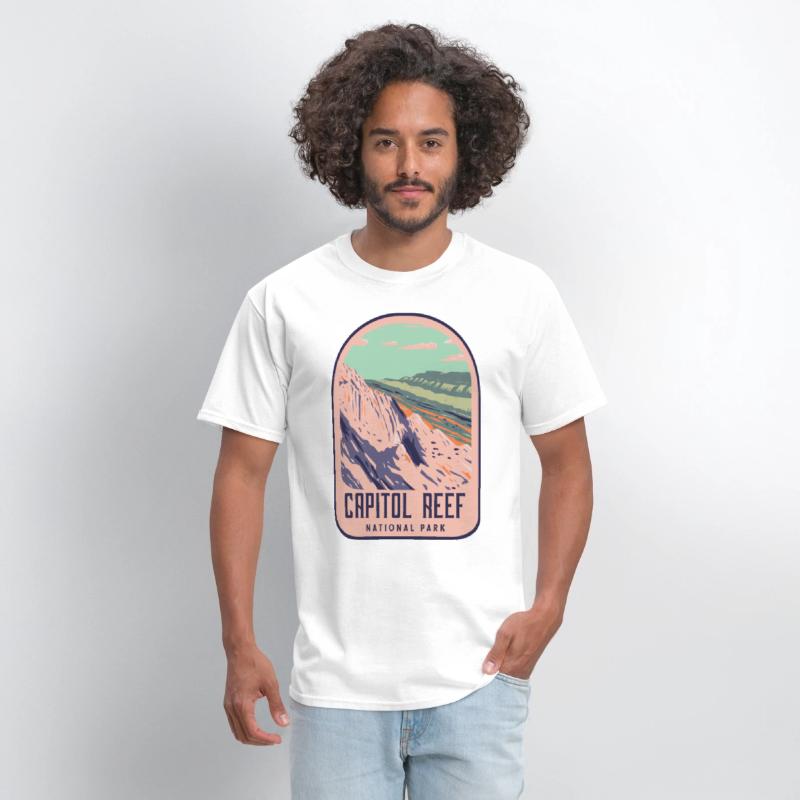 capitol reef national park retro design