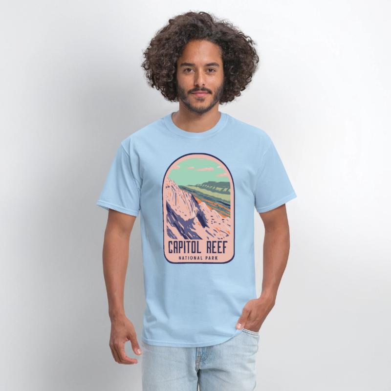 capitol reef national park retro design