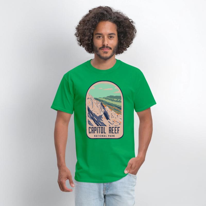 capitol reef national park retro design
