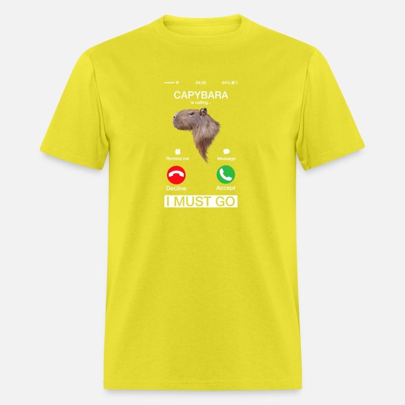 Capybara Is Calling Capibara Rodent Animal Humor