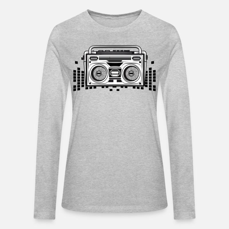 Cassette recorder in an 80s stencil look