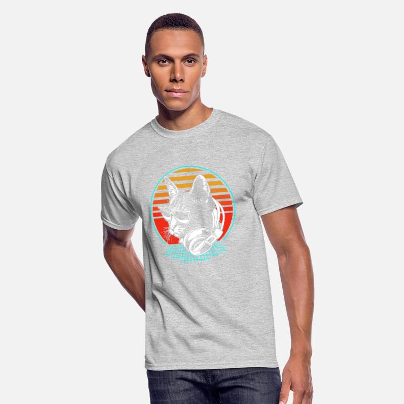 Cat Dj Techno House Edm Retro Rave Cat