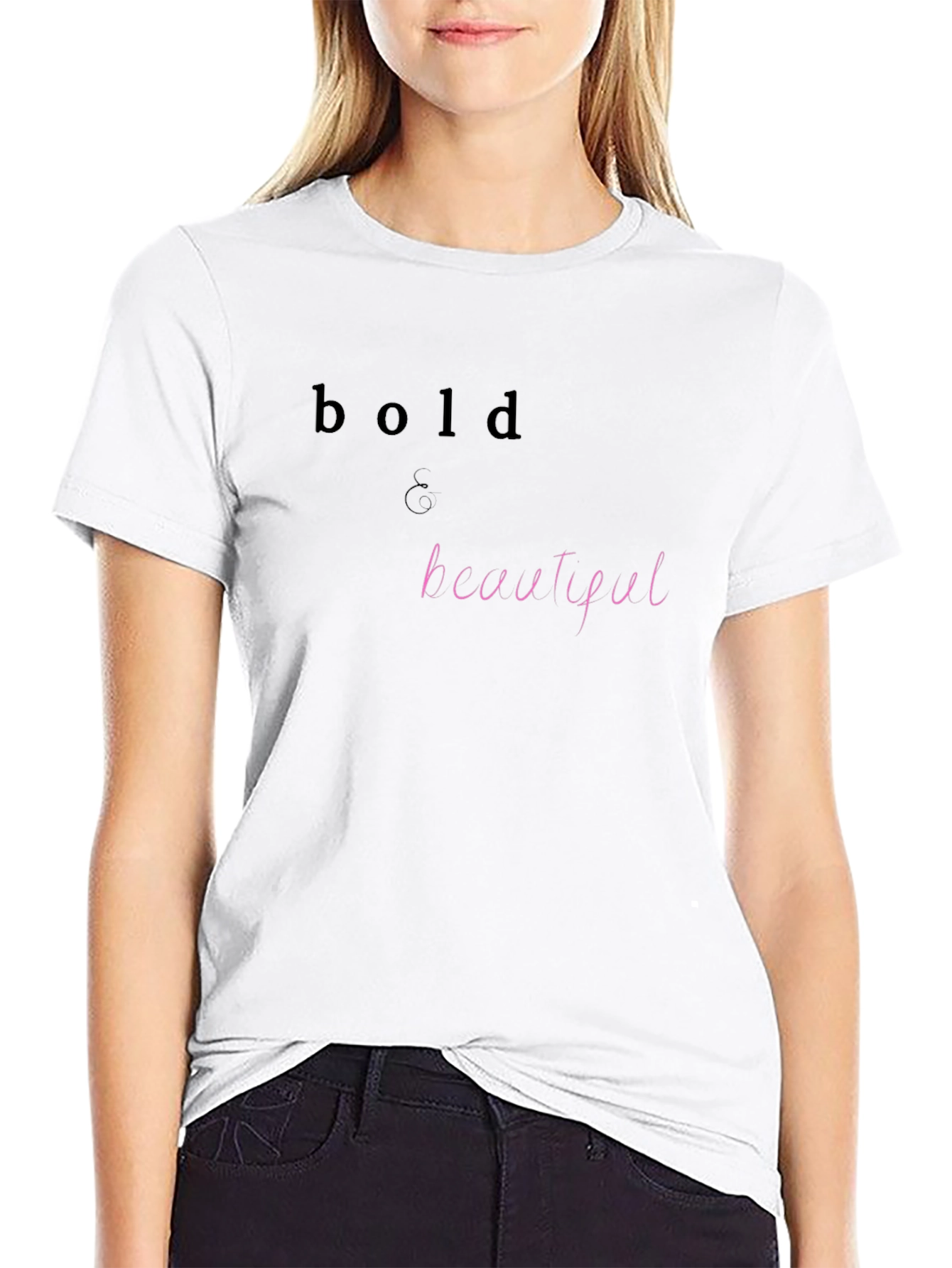 Bold & Beautiful Black T-Shirt