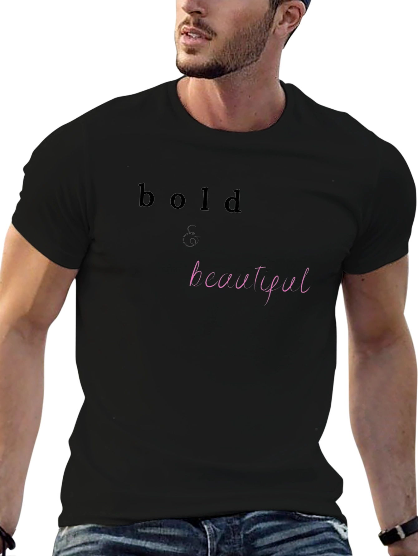 Bold & Beautiful Black T-Shirt