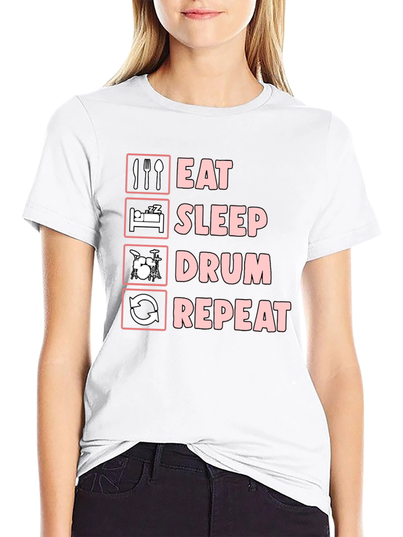 Eat Sleep Drum Repeat T-Shirt