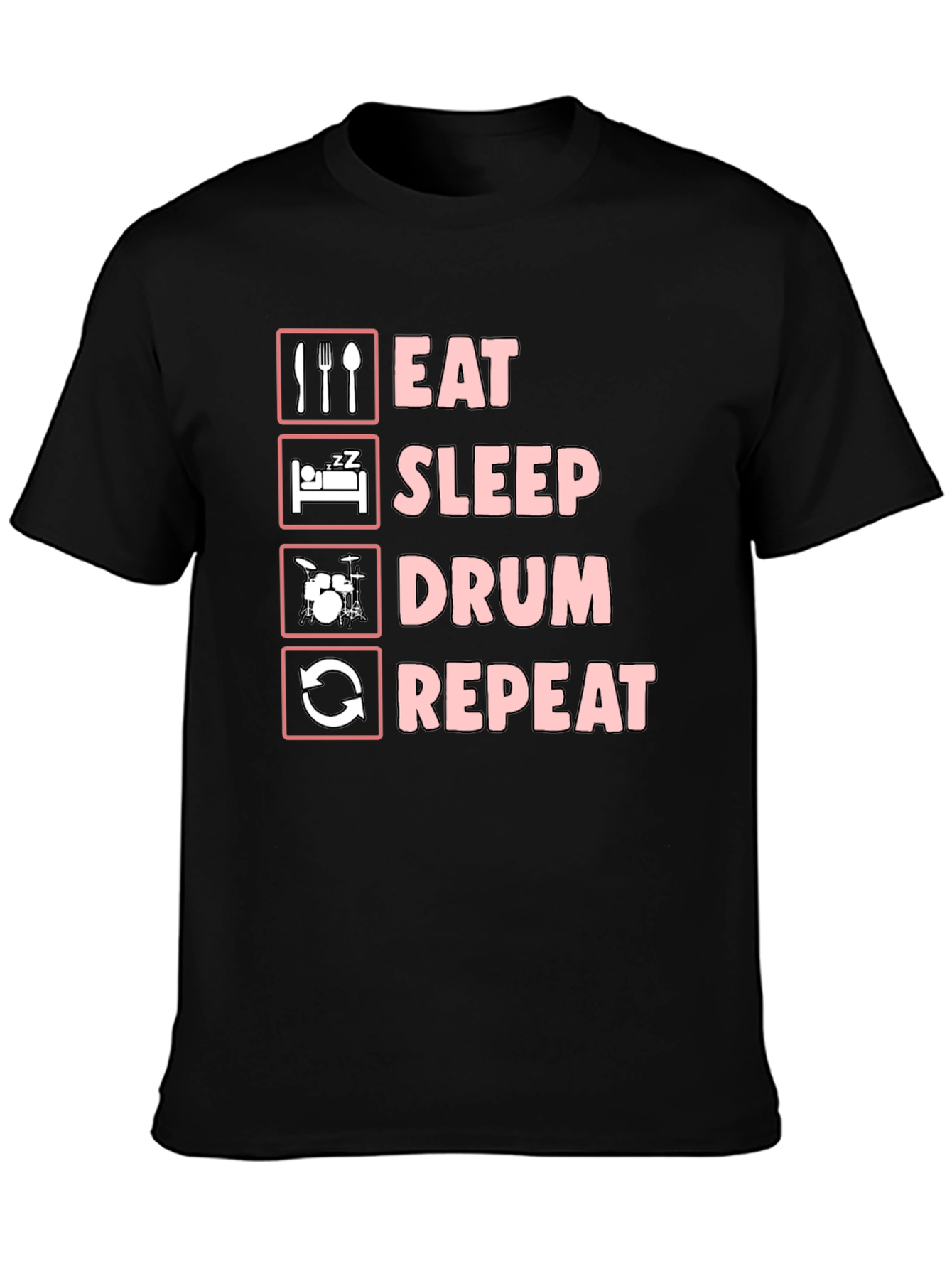 Eat Sleep Drum Repeat T-Shirt