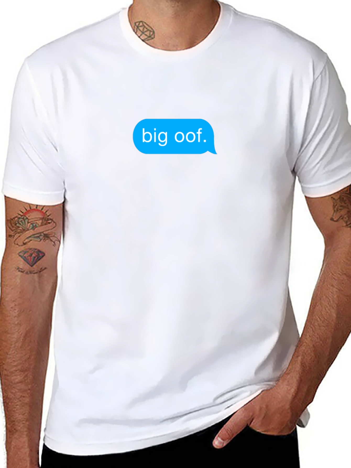 Big Oof T-Shirt - Funny Meme Text Message Tee