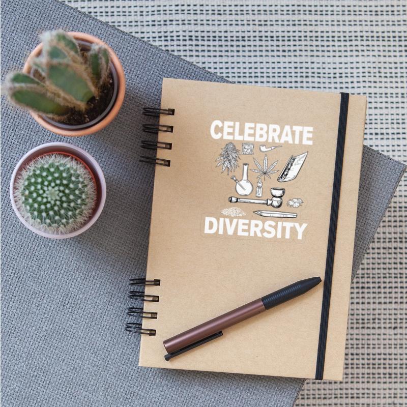 Celebrate Diversity Weed Smoker Stoner Marijuanafu