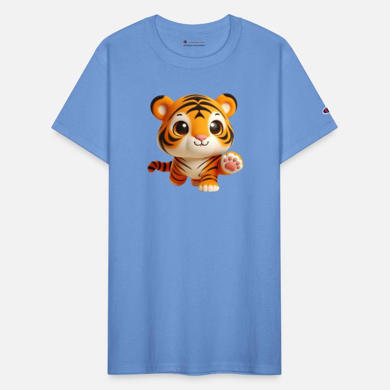 Charming Baby Tiger in Playful Pose