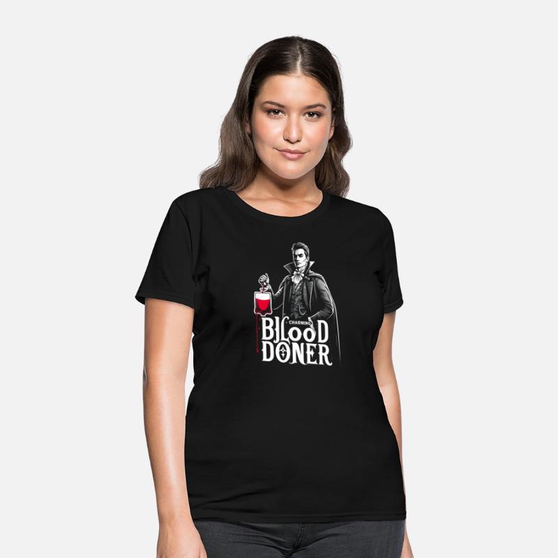 Charming Blood Doner Funny Vampire Gothic Donation