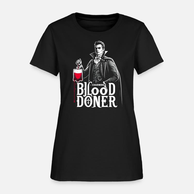Charming Blood Doner Funny Vampire Gothic Donation