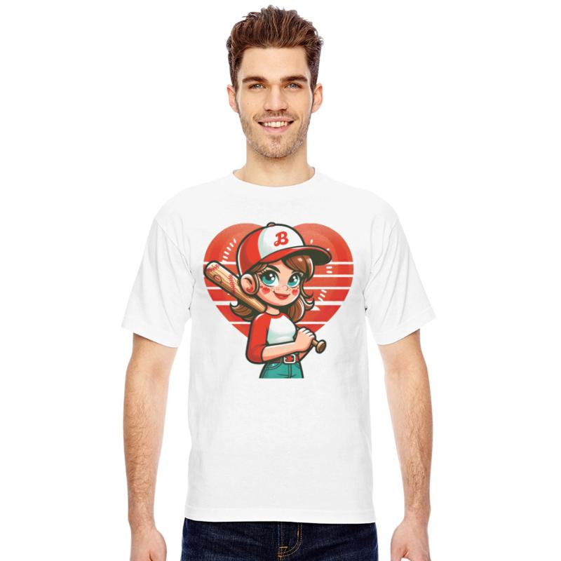 Cheerful Baseball Girl Champion