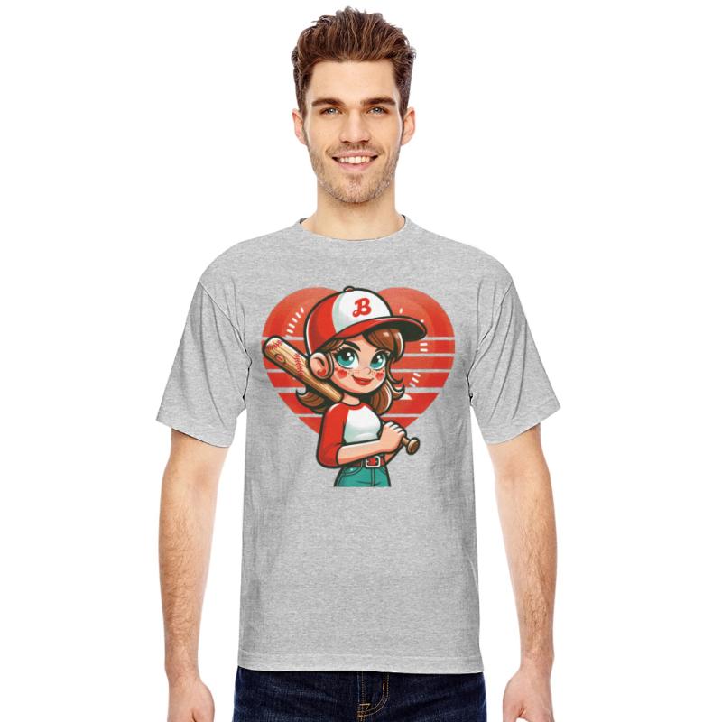 Cheerful Baseball Girl Champion