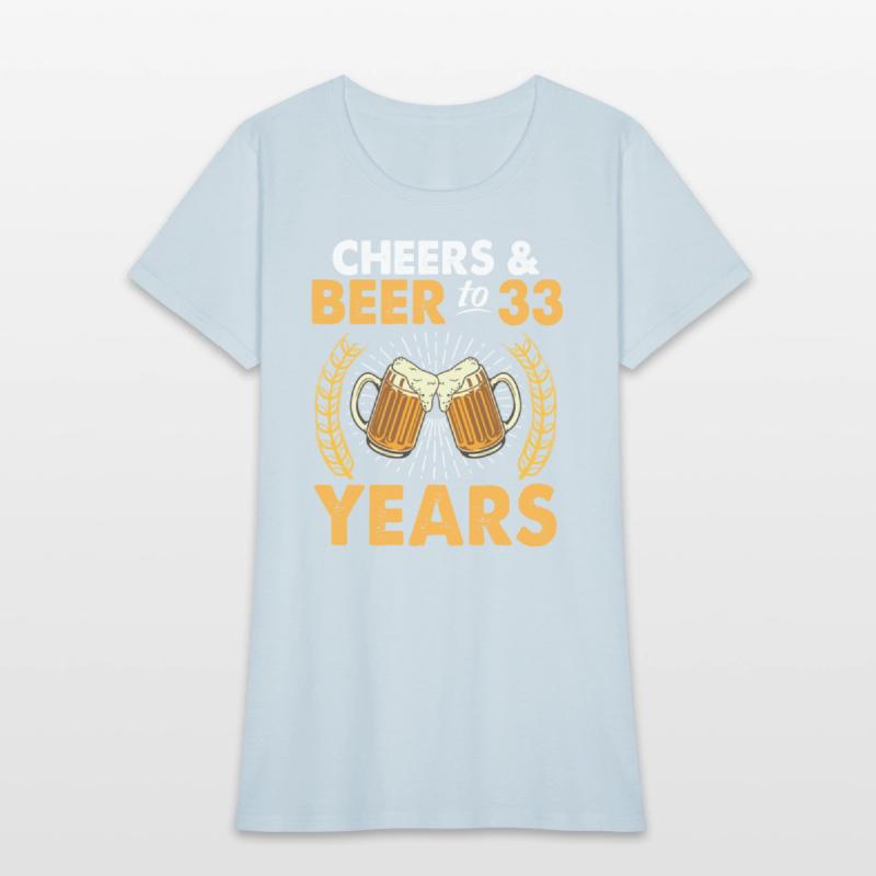 Cheers And Beer To 33 Years Old Drinker Was Born