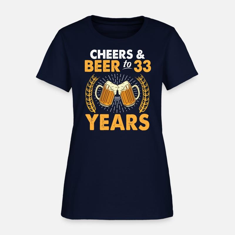 Cheers And Beer To 33 Years Old Drinker Was Born