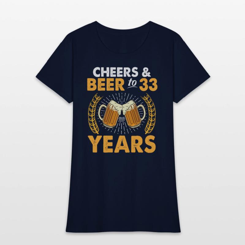 Cheers And Beer To 33 Years Old Drinker Was Born
