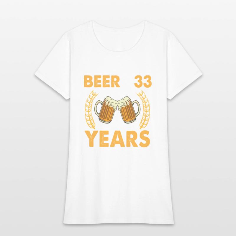 Cheers And Beer To 33 Years Old Drinker Was Born