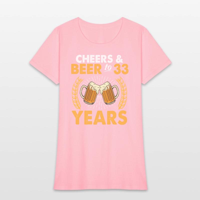 Cheers And Beer To 33 Years Old Drinker Was Born