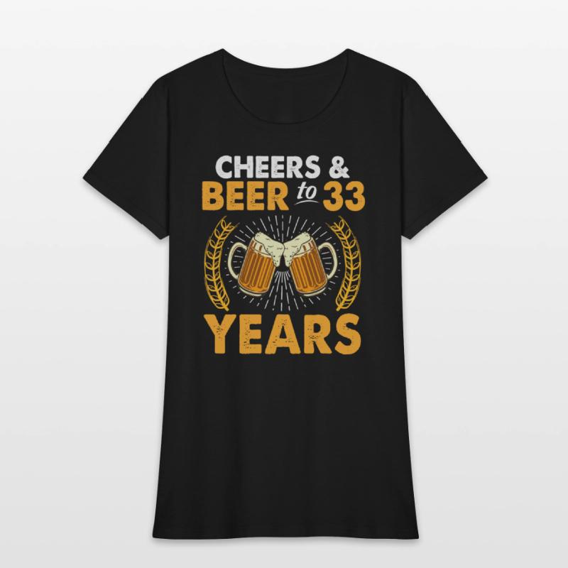 Cheers And Beer To 33 Years Old Drinker Was Born
