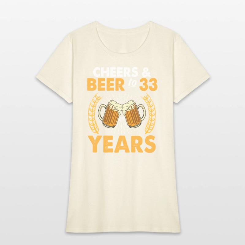 Cheers And Beer To 33 Years Old Drinker Was Born