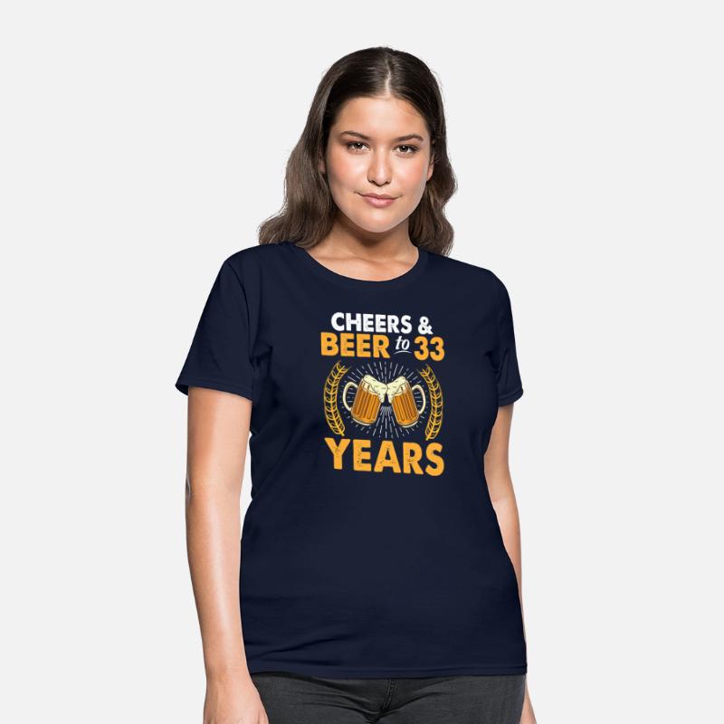 Cheers And Beer To 33 Years Old Drinker Was Born