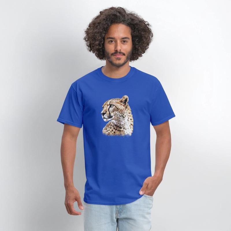 Cheetah Aesthetic Watercolor Painting Portrait