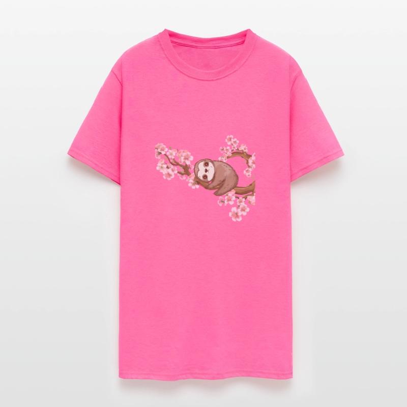 Cherry Blossom Tree Japanese Art Sloth Lover