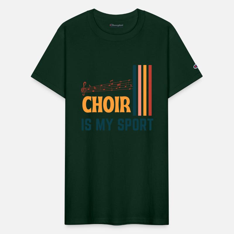 Choir is My Sport Music Teacher Funny Retro Quote