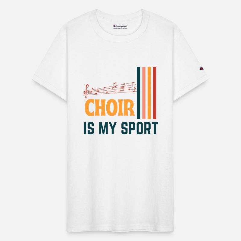 Choir is My Sport Music Teacher Funny Retro Quote