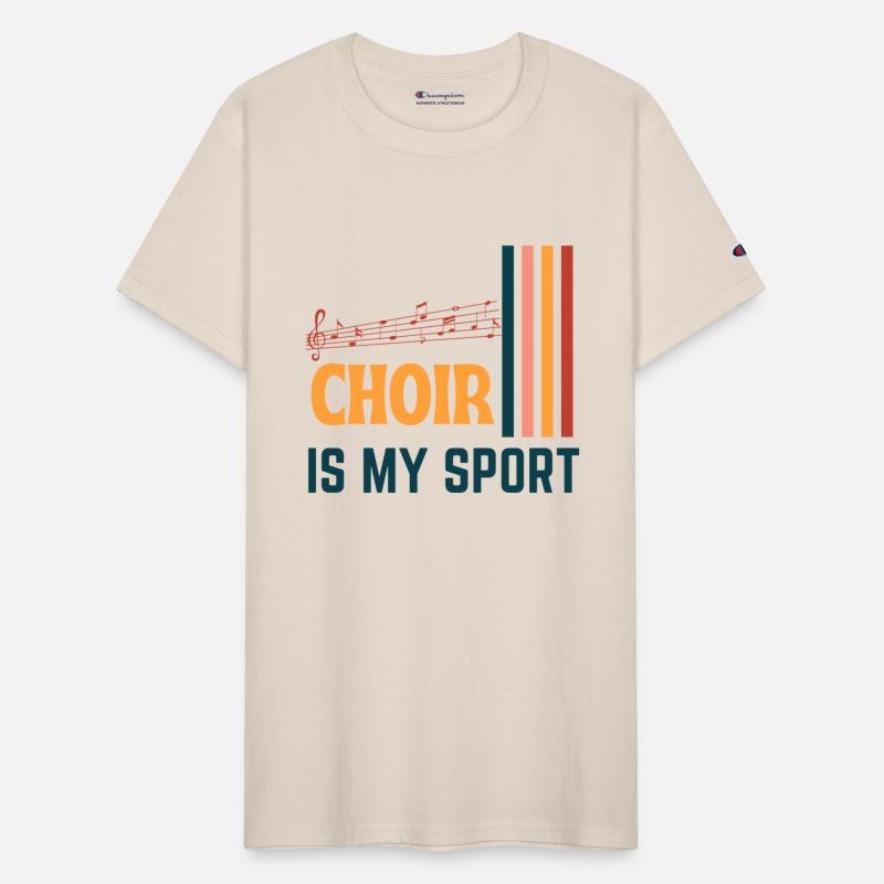 Choir is My Sport Music Teacher Funny Retro Quote