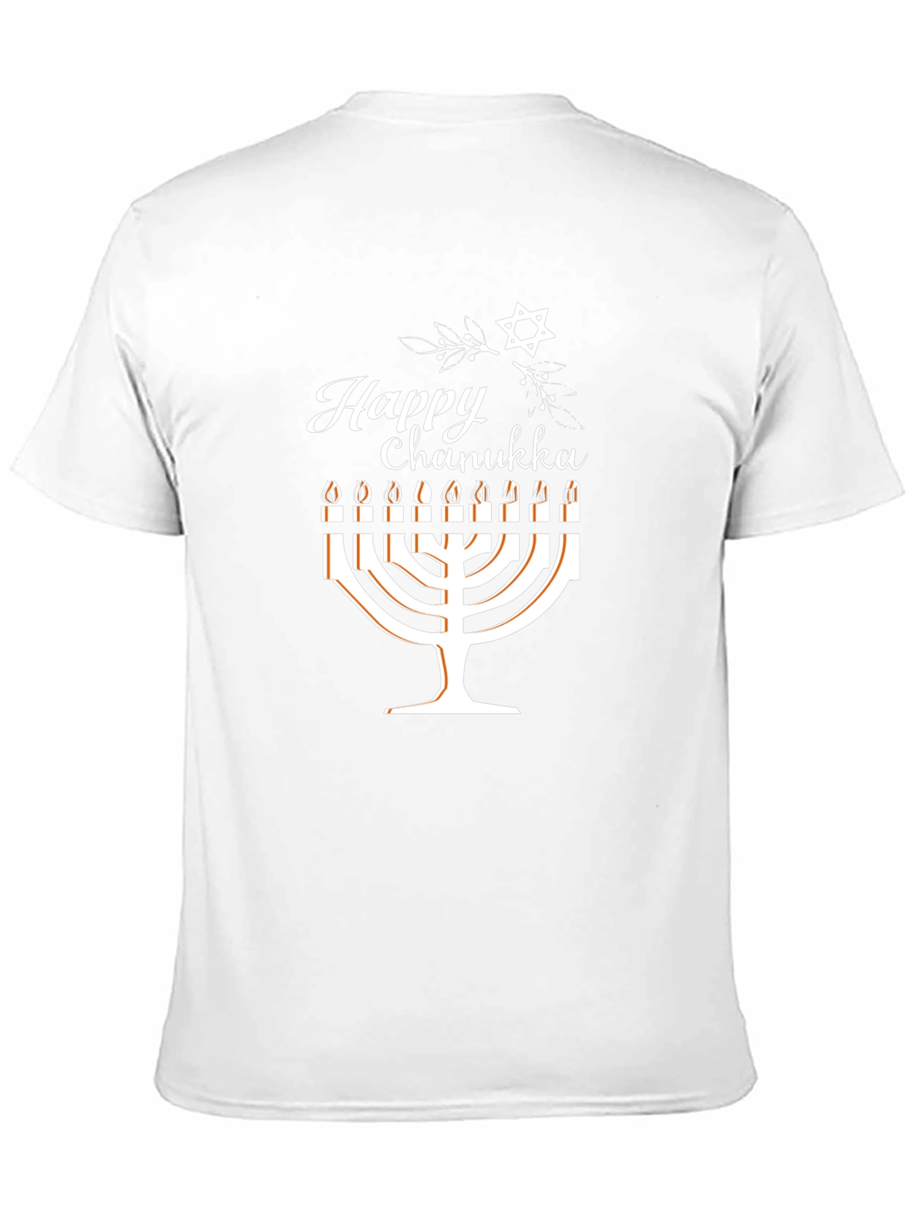 Happy Chanukah Menorah Graphic T-Shirt