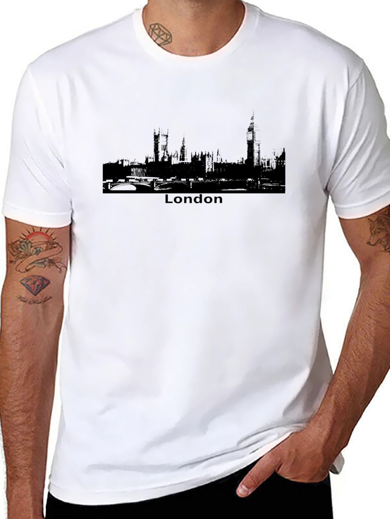 London Skyline Graphic T-Shirt
