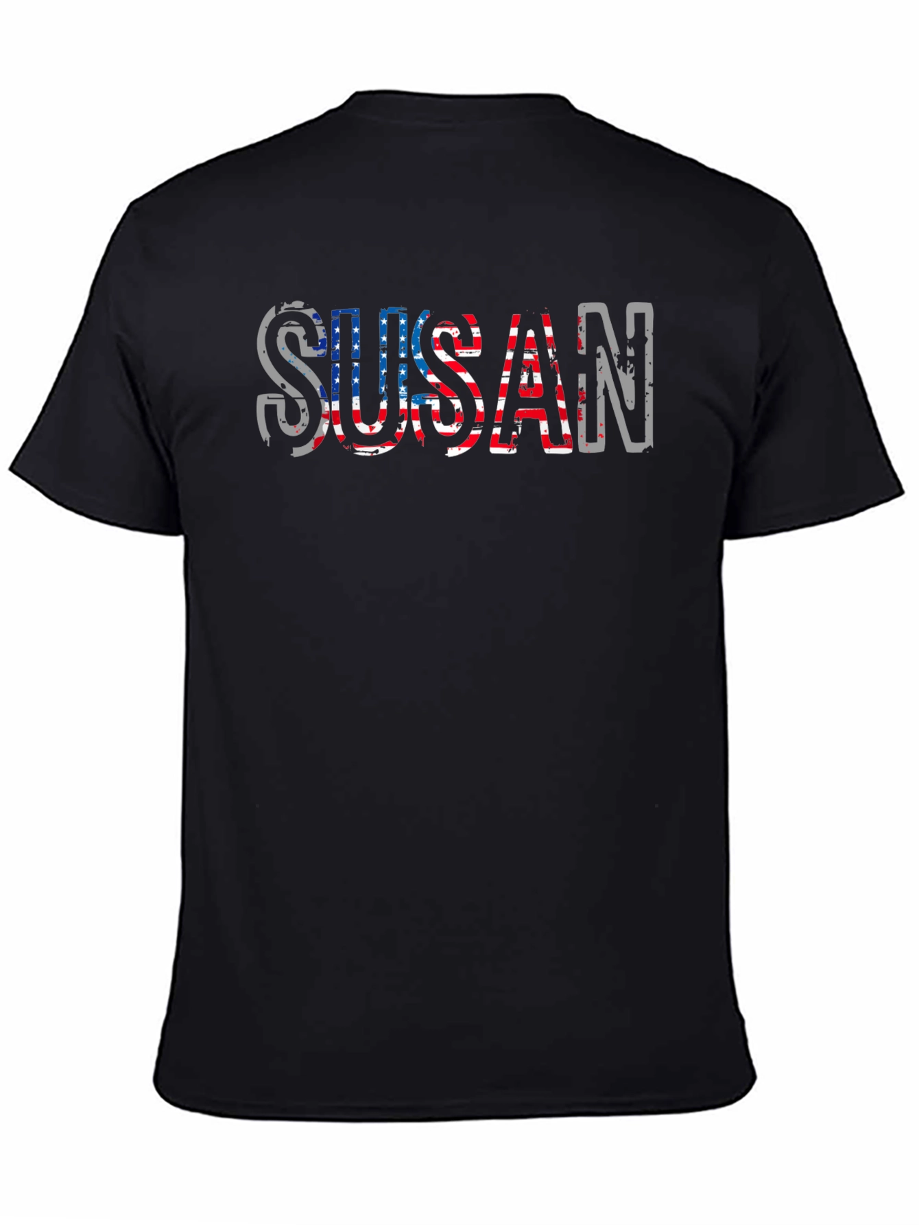 Susan Patriotic American Flag T-Shirt