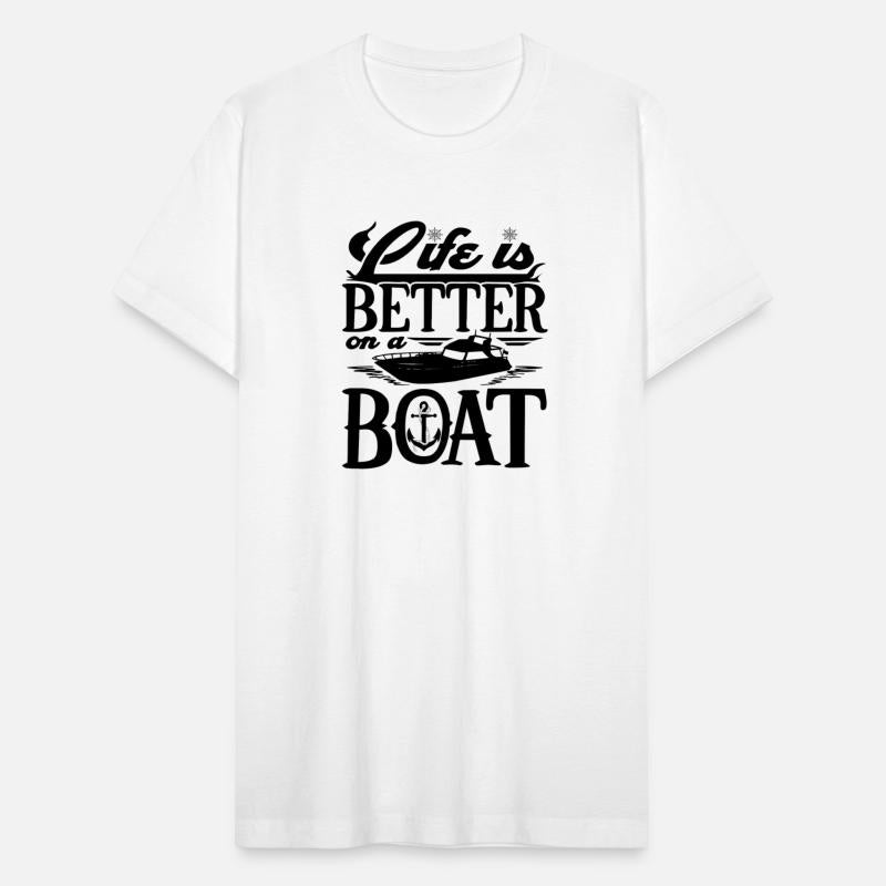 Classic life is better on a boat For Light Shirt